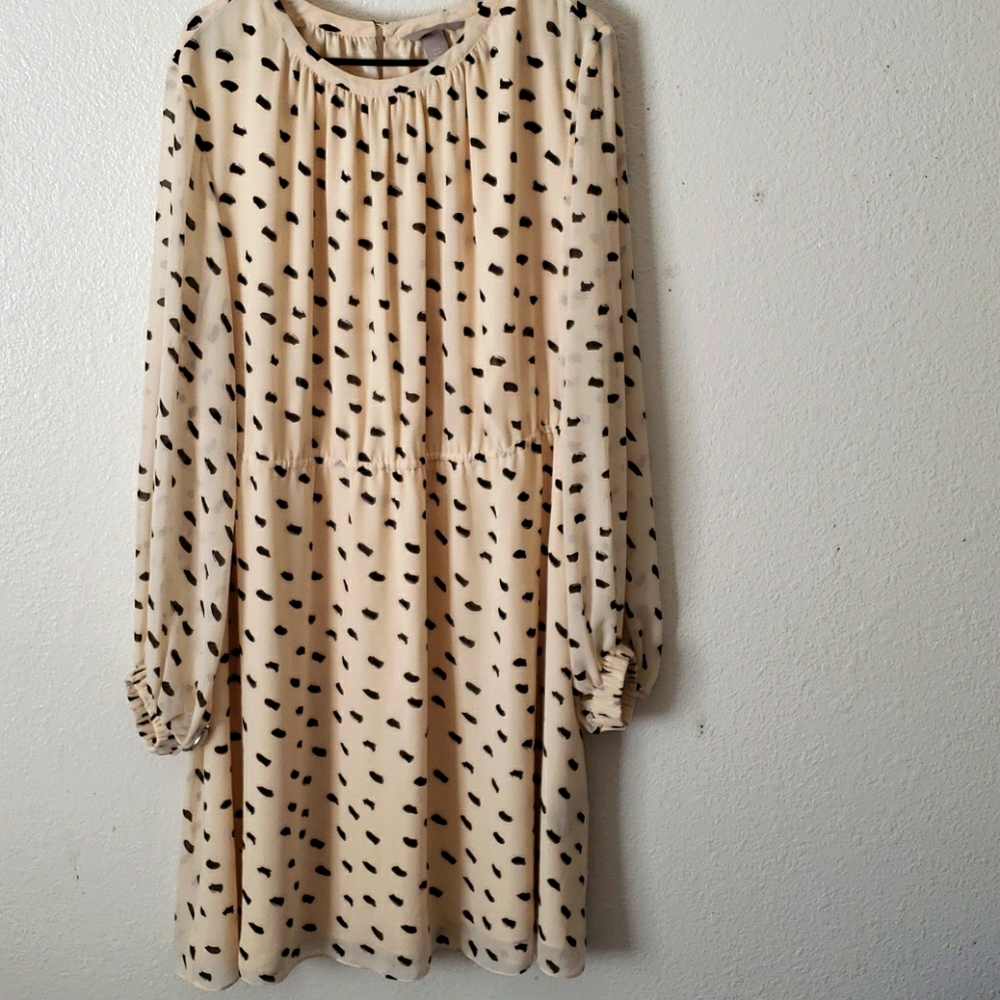 Forever 21 Long Sleeve Crepe Dress Size XL